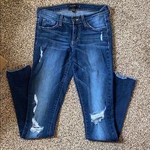 Flying Monkey Distressed Skinny Jeans.